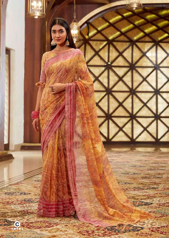 Shangrila Rewaa Brasso 2 Fancy Party Wear Latest Saree Collection